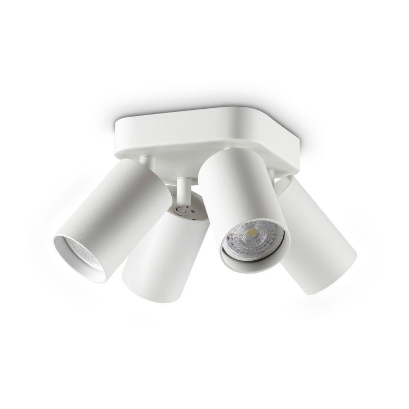 Plafón Dynamite Pl4 Round de Ideal Lux