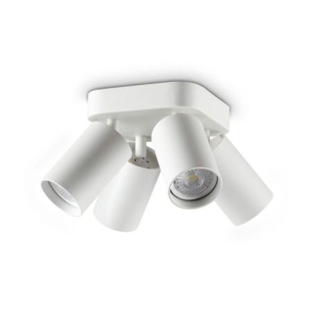 Plafón Dynamite Pl4 Round de Ideal Lux