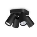 Plafón Dynamite Pl4 Round de Ideal Lux
