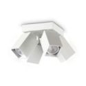 Plafón Dynamite Pl4 Square de Ideal Lux