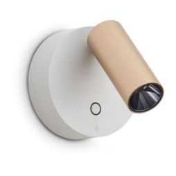 Aplique Elf Ap de Ideal Lux pantalla Azul Marino