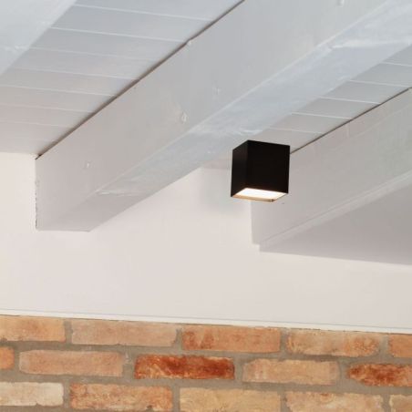 Kubiko Pl Bianco de Ideal Lux pantalla Turquesa