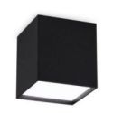 Plafón Kubiko Pl Nero de Ideal Lux pantalla Turquesa Plafón Kubiko Pl Nero de Ideal Lux pantalla Turquesa