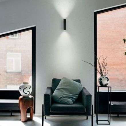 Aplique Look Led Ap2 Square de Ideal Lux apagada