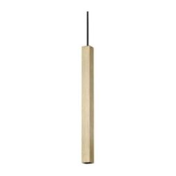 Lámpara de suspensión Look Led Sp1 Square de Ideal Lux pantalla Rosa Pálido apagada