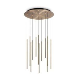 Look Led Sp12 Round Drop de Ideal Lux pantalla Azul Marino apagada