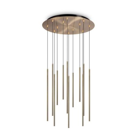 Look Led Sp12 Round Drop de Ideal Lux pantalla Azul Marino apagada