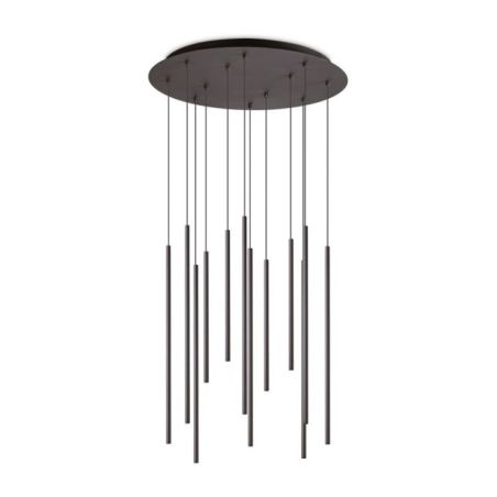 Look Led Sp12 Round Drop de Ideal Lux pantalla Azul Marino apagada
