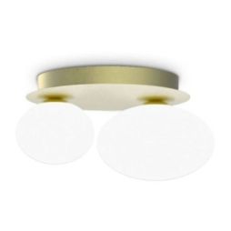 Aplique Ninfea Ap2 de Ideal Lux pantalla Azul Marino