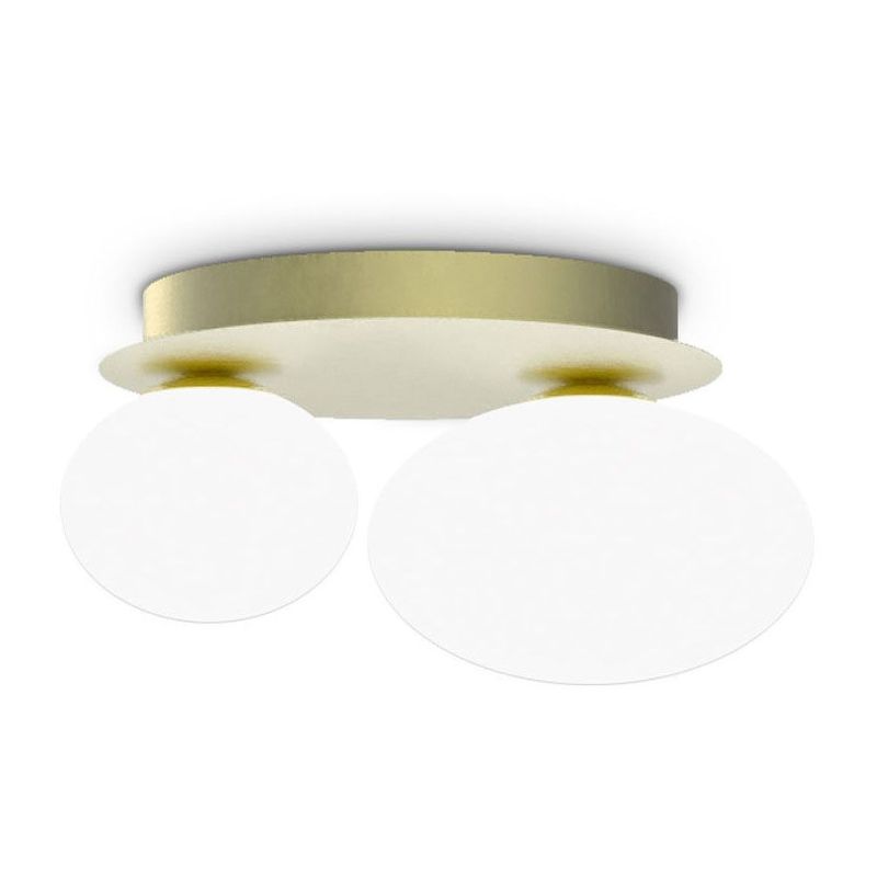 Aplique Ninfea Ap2 de Ideal Lux pantalla Azul Marino