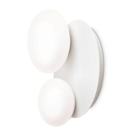 Plafón Ninfea Pl2 de Ideal Lux pantalla Turquesa