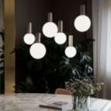 Odeon Sp6 Round de Ideal Lux pantalla Azul Marino