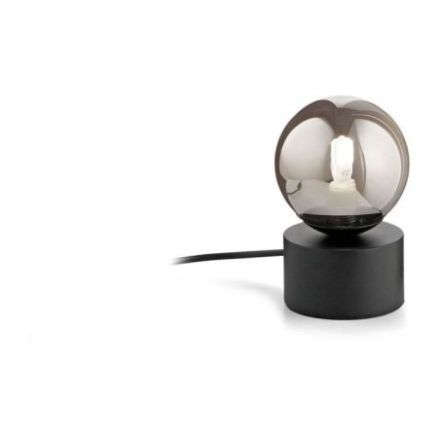 Lámpara de mesa Perlage Tl1 de Ideal Lux pantalla Gris