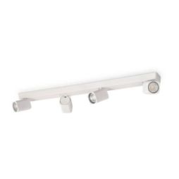Rudy Pl4 Square de Ideal Lux pantalla Gris