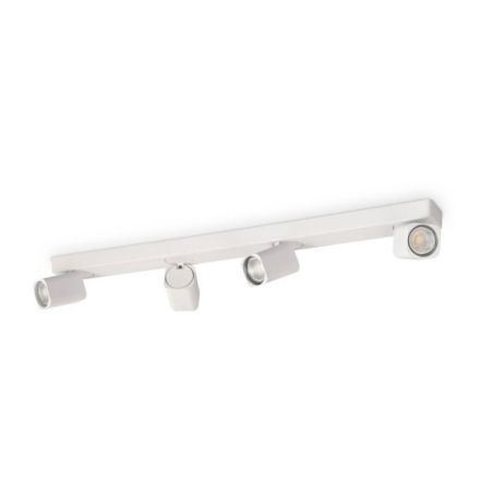 Rudy Pl4 Square de Ideal Lux pantalla Gris