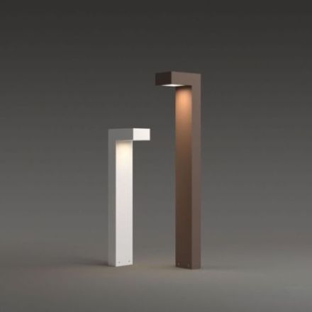 Lámpara de pie Sirio Led Pt1 H80 de Ideal Lux pantalla Rosa Pálido