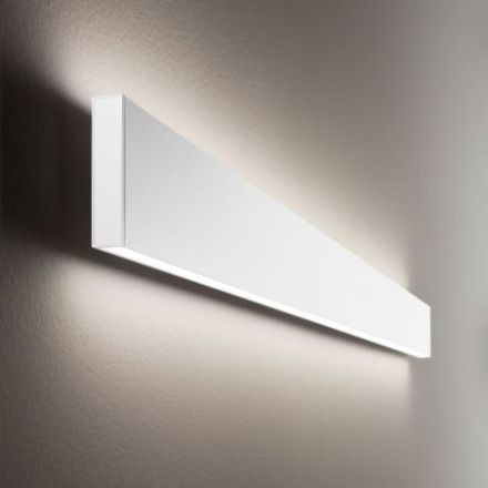 Steel Ap2 D20 Bi-emission Wide de Ideal Lux pantalla Rojo