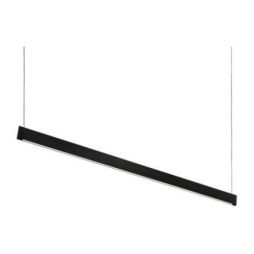 Lámpara de suspensión Steel Sp2 D09 Bi-emission Accent de Ideal Lux pantalla Azul Marino
