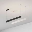 Lámpara de suspensión Steel Sp2 D09 Bi-emission Accent de Ideal Lux pantalla Azul Marino