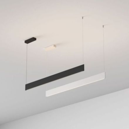 Lámpara de suspensión Steel Sp2 D09 Bi-emission Accent de Ideal Lux pantalla Azul Marino