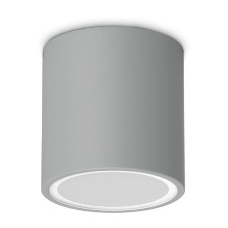 Plafón Techo Pl1 D09 Round de Ideal Lux pantalla Azul Marino