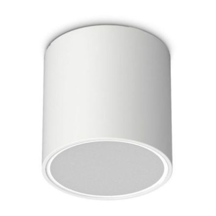 Plafón Techo Pl1 D15 Round de Ideal Lux pantalla Azul Marino