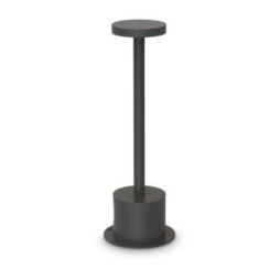 Lámpara de pie Toffee Pt D080 H025 de Ideal Lux pantalla Azul Marino