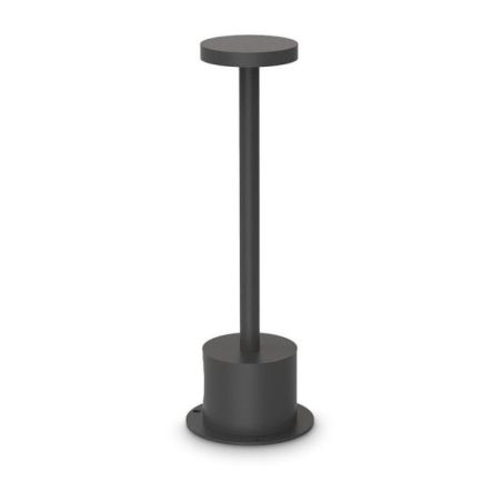 Lámpara de pie Toffee Pt D080 H025 de Ideal Lux pantalla Azul Marino