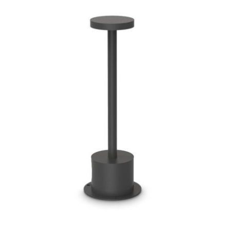 Lámpara de pie Toffee Pt D080 H025 de Ideal Lux pantalla Azul Marino