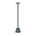 Lámpara de pie Toffee Pt D080 H050 de Ideal Lux pantalla Azul Marino