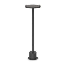 Lámpara de pie Toffee Pt D160 H050 de Ideal Lux pantalla Azul Marino