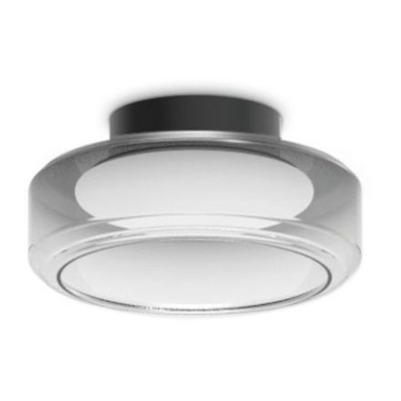 Plafón Topico Pl de Ideal Lux pantalla Rosa Pálido