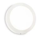 Plafón Universal Pl D40 Round de Ideal Lux pantalla Amarillo