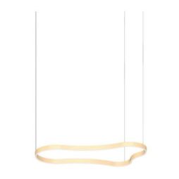 Lámpara de suspensión Waves-2 Sp de Ideal Lux pantalla Azul Marino