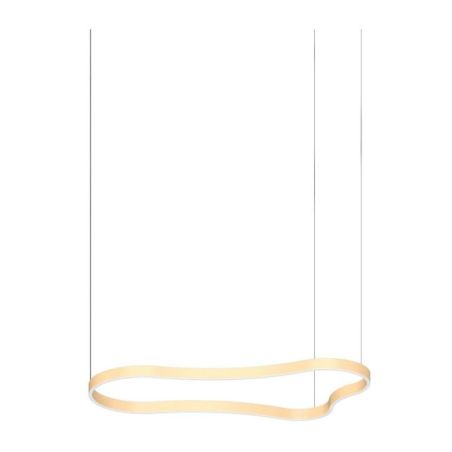 Lámpara de suspensión Waves-2 Sp de Ideal Lux pantalla Azul Marino