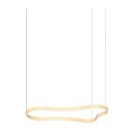 Lámpara de suspensión Waves-2 Sp de Ideal Lux pantalla Azul Marino