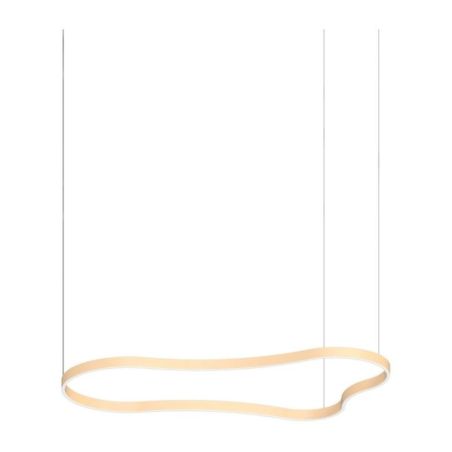 Lámpara de suspensión Waves-3 Sp de Ideal Lux pantalla Azul Marino