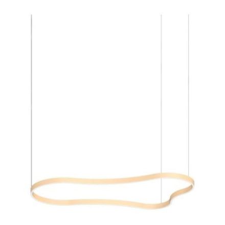Lámpara de suspensión Waves-3 Sp de Ideal Lux pantalla Azul Marino