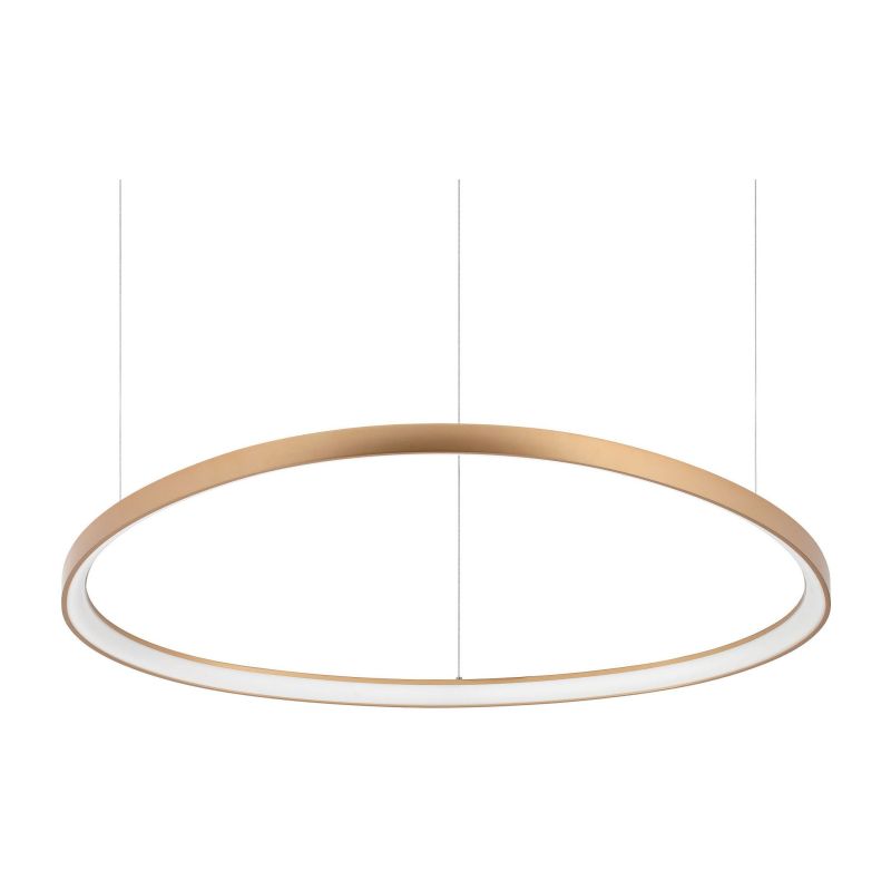Lámpara de suspensión Gemini Sp de Ideal Lux pantalla Turquesa