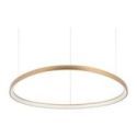 Lámpara de suspensión Gemini Sp de Ideal Lux pantalla Turquesa