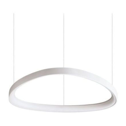 Lámpara de suspensión Gemini Sp de Ideal Lux pantalla Turquesa