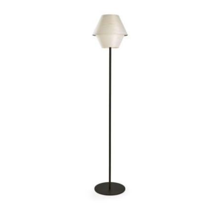 Hotel P de Luzifer LZF base negro mate pantalla Blanco Marfil apagada