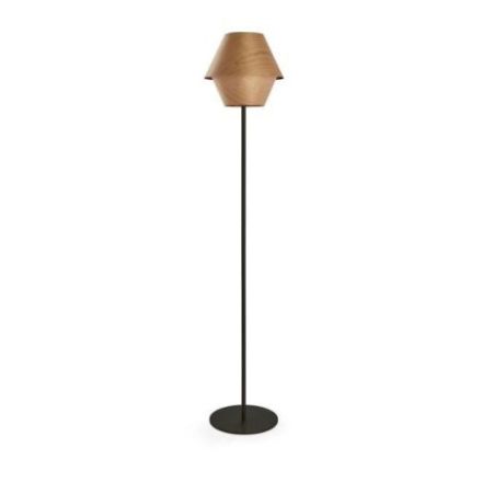 Hotel P de Luzifer LZF base negro mate pantalla Cereza Natural apagada