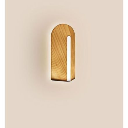 Aplique Igloo de Luzifer LZF pantalla Haya Natural encendida