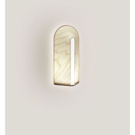 Aplique Igloo de Luzifer LZF pantalla Blanco Marfil encendida