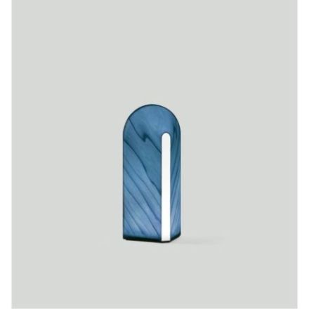Lámpara de mesa Igloo Mm de Luzifer LZF pantalla Azul encendida