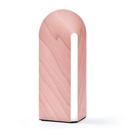 Lámpara de mesa Igloo Mm de Luzifer LZF pantalla Rosa Pálido apagada