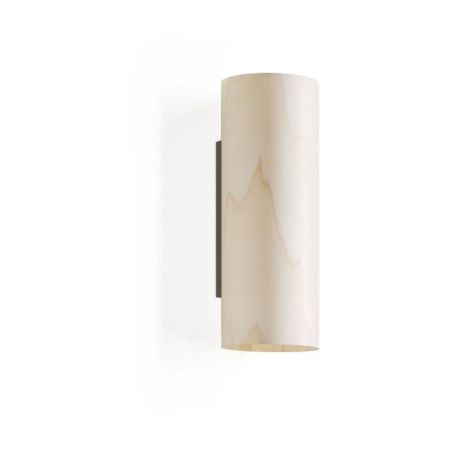 Aplique Romanica de Luzifer LZF base negro mate pantalla Blanco Marfil apagada