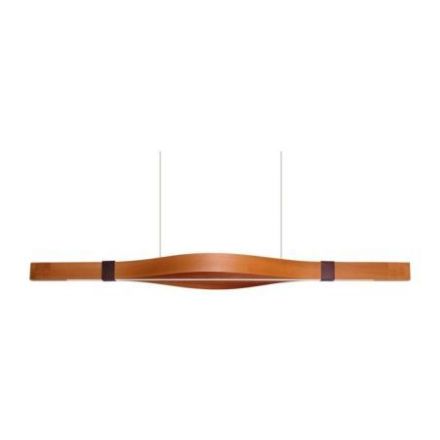Lámpara de suspensión Woodstraps de Luzifer LZF pantalla Cereza Natural apagada