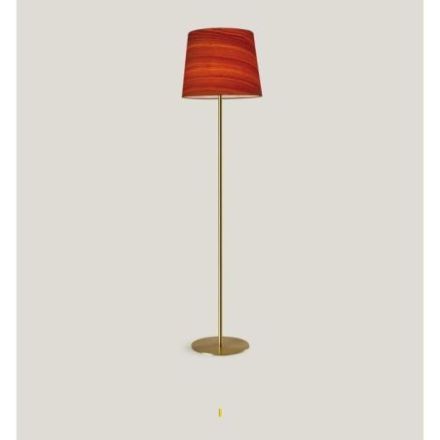 Zeta P de Luzifer LZF base dorada pantalla Cereza Natural encendida